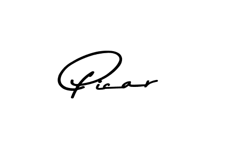 Picar stylish signature style. Best Handwritten Sign (Asem Kandis PERSONAL USE) for my name. Handwritten Signature Collection Ideas for my name Picar. Picar signature style 9 images and pictures png