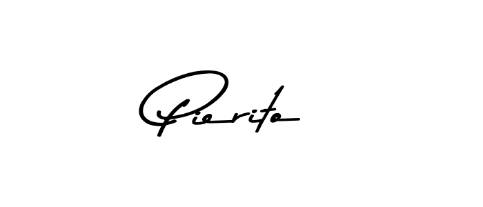 How to make Pierito signature? Asem Kandis PERSONAL USE is a professional autograph style. Create handwritten signature for Pierito name. Pierito signature style 9 images and pictures png