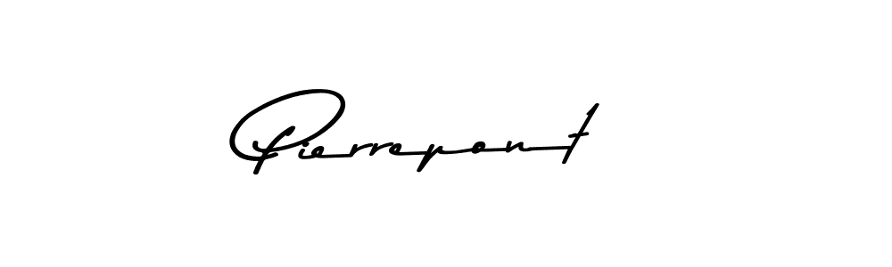 Design your own signature with our free online signature maker. With this signature software, you can create a handwritten (Asem Kandis PERSONAL USE) signature for name Pierrepont. Pierrepont signature style 9 images and pictures png