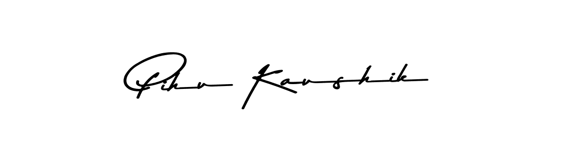 How to make Pihu Kaushik signature? Asem Kandis PERSONAL USE is a professional autograph style. Create handwritten signature for Pihu Kaushik name. Pihu Kaushik signature style 9 images and pictures png