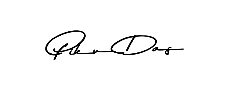 Design your own signature with our free online signature maker. With this signature software, you can create a handwritten (Asem Kandis PERSONAL USE) signature for name Piku Das. Piku Das signature style 9 images and pictures png
