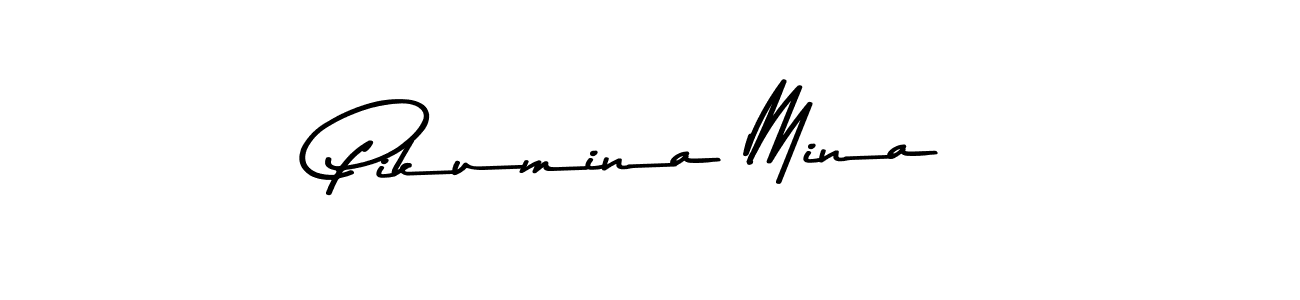 Use a signature maker to create a handwritten signature online. With this signature software, you can design (Asem Kandis PERSONAL USE) your own signature for name Pikumina Mina. Pikumina Mina signature style 9 images and pictures png