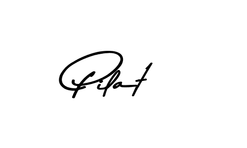 Use a signature maker to create a handwritten signature online. With this signature software, you can design (Asem Kandis PERSONAL USE) your own signature for name Pilat. Pilat signature style 9 images and pictures png