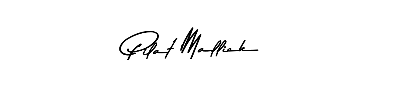 Make a beautiful signature design for name Pilat Mallick. With this signature (Asem Kandis PERSONAL USE) style, you can create a handwritten signature for free. Pilat Mallick signature style 9 images and pictures png