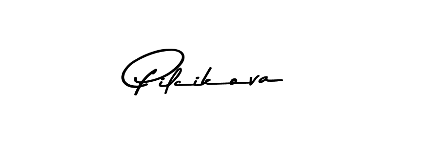 Also we have Pilcikova name is the best signature style. Create professional handwritten signature collection using Asem Kandis PERSONAL USE autograph style. Pilcikova signature style 9 images and pictures png