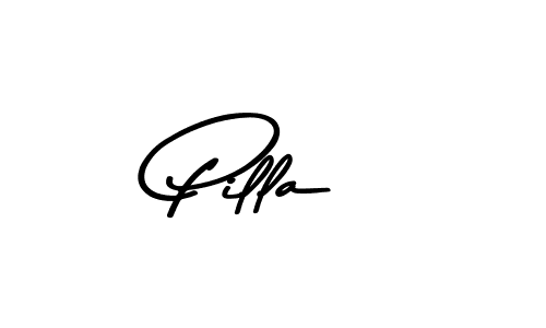 Make a beautiful signature design for name Pilla. With this signature (Asem Kandis PERSONAL USE) style, you can create a handwritten signature for free. Pilla signature style 9 images and pictures png