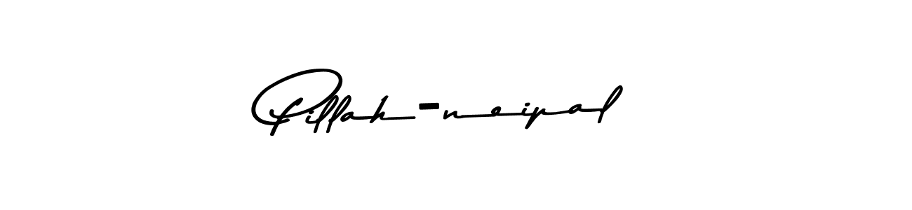 Design your own signature with our free online signature maker. With this signature software, you can create a handwritten (Asem Kandis PERSONAL USE) signature for name Pillah-neipal. Pillah-neipal signature style 9 images and pictures png