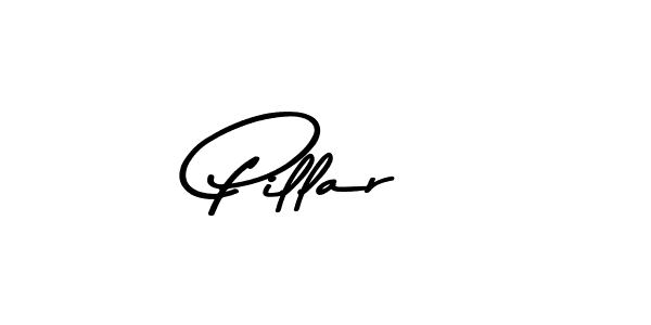 Design your own signature with our free online signature maker. With this signature software, you can create a handwritten (Asem Kandis PERSONAL USE) signature for name Pillar. Pillar signature style 9 images and pictures png