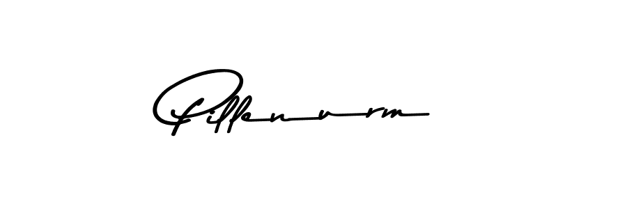How to make Pillenurm name signature. Use Asem Kandis PERSONAL USE style for creating short signs online. This is the latest handwritten sign. Pillenurm signature style 9 images and pictures png