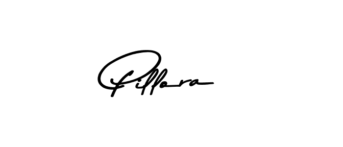 Design your own signature with our free online signature maker. With this signature software, you can create a handwritten (Asem Kandis PERSONAL USE) signature for name Pillora. Pillora signature style 9 images and pictures png