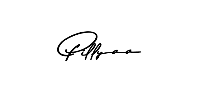 Design your own signature with our free online signature maker. With this signature software, you can create a handwritten (Asem Kandis PERSONAL USE) signature for name Pillyaa. Pillyaa signature style 9 images and pictures png