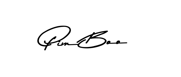 How to make Pim Boo signature? Asem Kandis PERSONAL USE is a professional autograph style. Create handwritten signature for Pim Boo name. Pim Boo signature style 9 images and pictures png