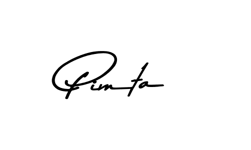 Similarly Asem Kandis PERSONAL USE is the best handwritten signature design. Signature creator online .You can use it as an online autograph creator for name Pimta. Pimta signature style 9 images and pictures png