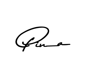 Design your own signature with our free online signature maker. With this signature software, you can create a handwritten (Asem Kandis PERSONAL USE) signature for name Pina. Pina signature style 9 images and pictures png