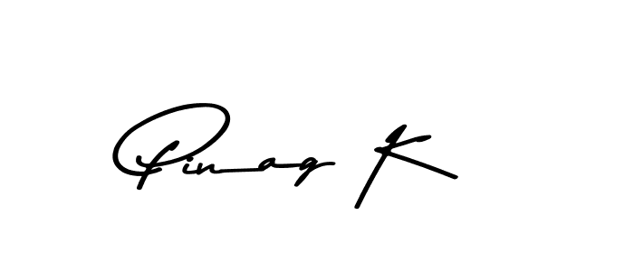 Create a beautiful signature design for name Pinag K. With this signature (Asem Kandis PERSONAL USE) fonts, you can make a handwritten signature for free. Pinag K signature style 9 images and pictures png