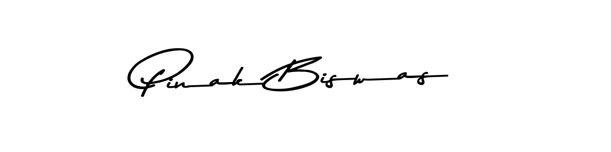 Design your own signature with our free online signature maker. With this signature software, you can create a handwritten (Asem Kandis PERSONAL USE) signature for name Pinak Biswas. Pinak Biswas signature style 9 images and pictures png