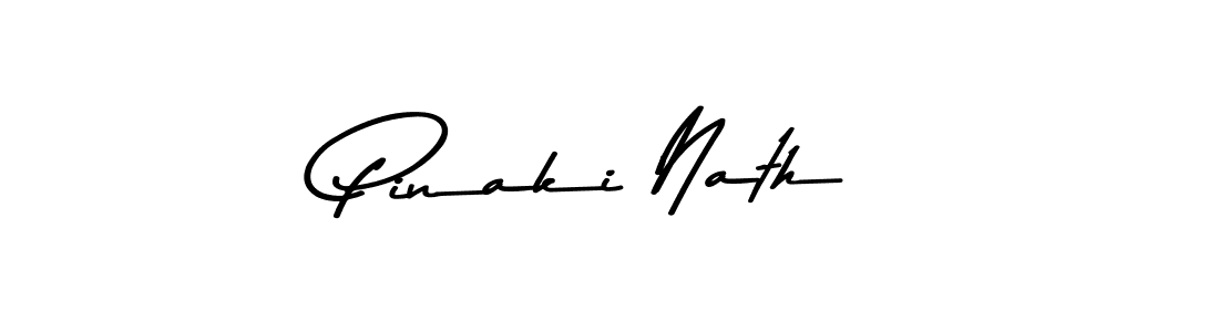 How to make Pinaki Nath name signature. Use Asem Kandis PERSONAL USE style for creating short signs online. This is the latest handwritten sign. Pinaki Nath signature style 9 images and pictures png