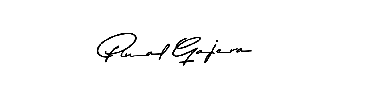 Also You can easily find your signature by using the search form. We will create Pinal Gajera name handwritten signature images for you free of cost using Asem Kandis PERSONAL USE sign style. Pinal Gajera signature style 9 images and pictures png