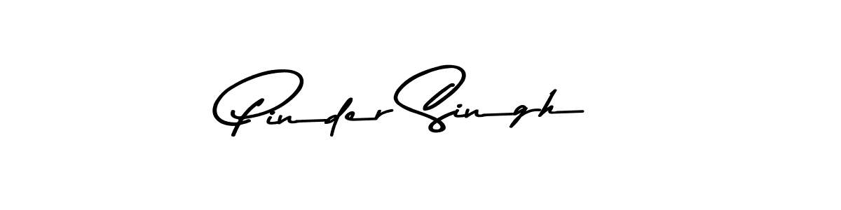 Use a signature maker to create a handwritten signature online. With this signature software, you can design (Asem Kandis PERSONAL USE) your own signature for name Pinder Singh. Pinder Singh signature style 9 images and pictures png