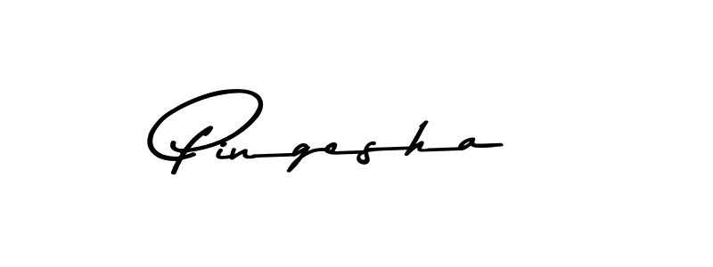 How to make Pingesha name signature. Use Asem Kandis PERSONAL USE style for creating short signs online. This is the latest handwritten sign. Pingesha signature style 9 images and pictures png