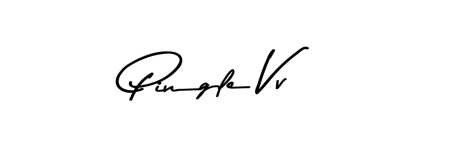 Make a beautiful signature design for name Pingle Vv. With this signature (Asem Kandis PERSONAL USE) style, you can create a handwritten signature for free. Pingle Vv signature style 9 images and pictures png