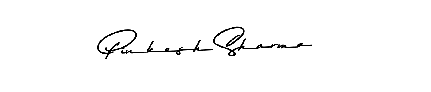 if you are searching for the best signature style for your name Pinkesh Sharma. so please give up your signature search. here we have designed multiple signature styles  using Asem Kandis PERSONAL USE. Pinkesh Sharma signature style 9 images and pictures png