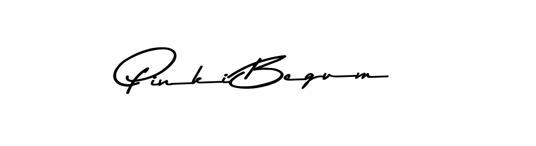 Make a beautiful signature design for name Pinki Begum. Use this online signature maker to create a handwritten signature for free. Pinki Begum signature style 9 images and pictures png