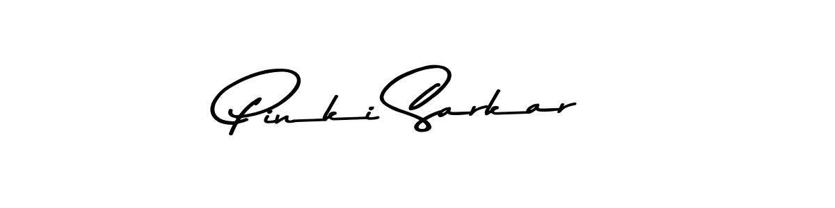 How to make Pinki Sarkar signature? Asem Kandis PERSONAL USE is a professional autograph style. Create handwritten signature for Pinki Sarkar name. Pinki Sarkar signature style 9 images and pictures png