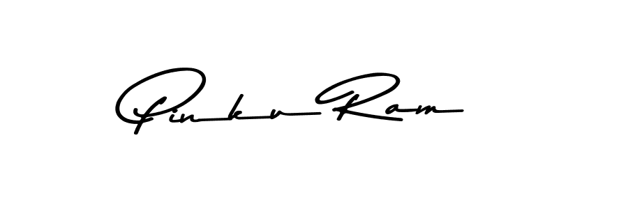 How to make Pinku Ram name signature. Use Asem Kandis PERSONAL USE style for creating short signs online. This is the latest handwritten sign. Pinku Ram signature style 9 images and pictures png