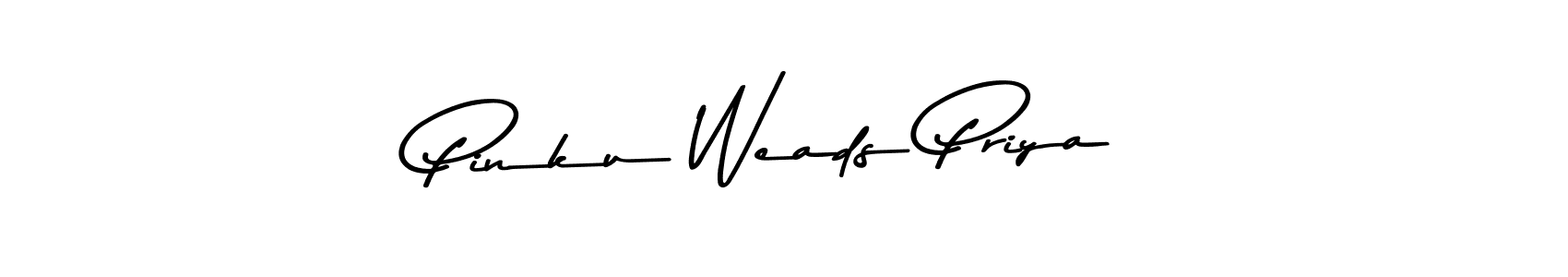 Asem Kandis PERSONAL USE is a professional signature style that is perfect for those who want to add a touch of class to their signature. It is also a great choice for those who want to make their signature more unique. Get Pinku Weads Priya name to fancy signature for free. Pinku Weads Priya signature style 9 images and pictures png