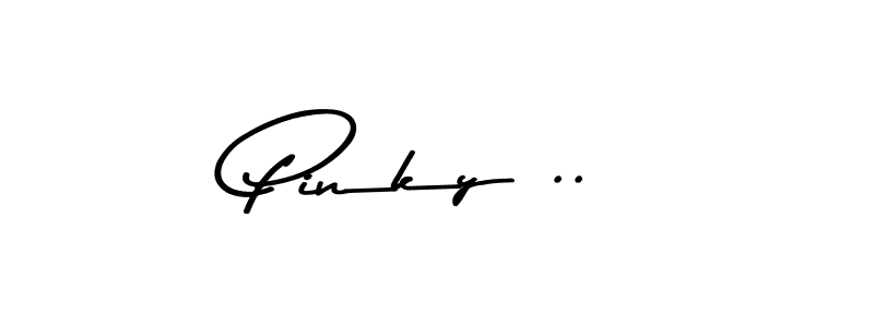 The best way (Asem Kandis PERSONAL USE) to make a short signature is to pick only two or three words in your name. The name Pinky .. include a total of six letters. For converting this name. Pinky .. signature style 9 images and pictures png