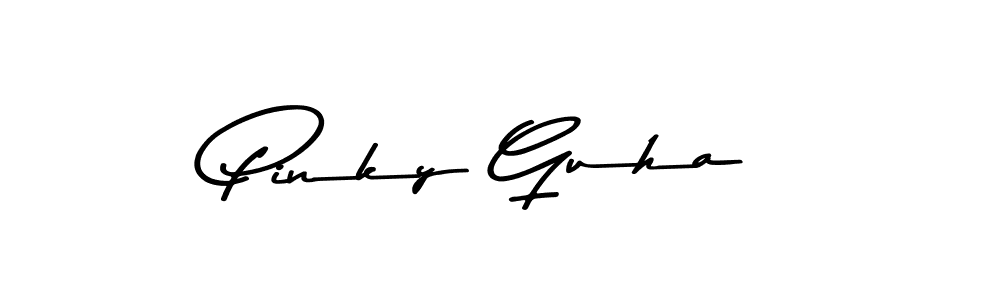 You should practise on your own different ways (Asem Kandis PERSONAL USE) to write your name (Pinky Guha) in signature. don't let someone else do it for you. Pinky Guha signature style 9 images and pictures png