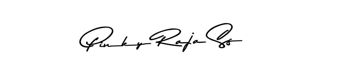 Design your own signature with our free online signature maker. With this signature software, you can create a handwritten (Asem Kandis PERSONAL USE) signature for name Pinky Raja Ss. Pinky Raja Ss signature style 9 images and pictures png