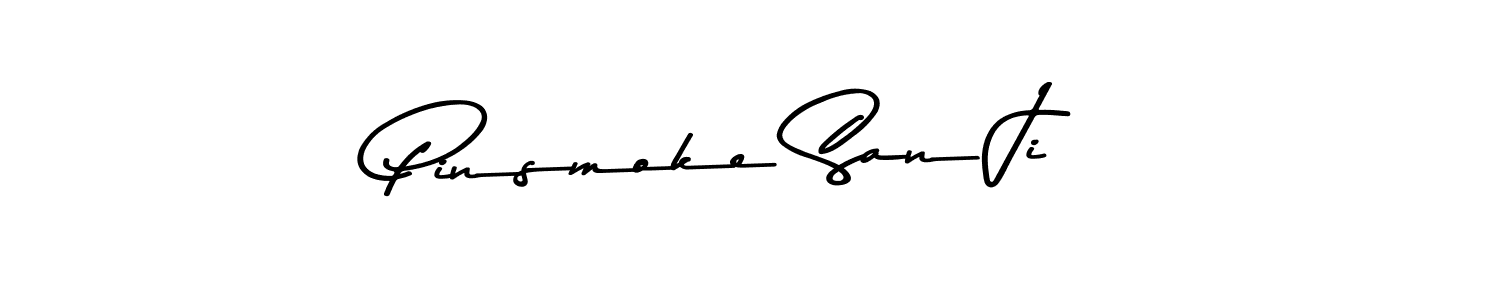 Check out images of Autograph of Pinsmoke San Ji name. Actor Pinsmoke San Ji Signature Style. Asem Kandis PERSONAL USE is a professional sign style online. Pinsmoke San Ji signature style 9 images and pictures png