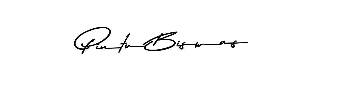 Make a beautiful signature design for name Pintu Biswas. With this signature (Asem Kandis PERSONAL USE) style, you can create a handwritten signature for free. Pintu Biswas signature style 9 images and pictures png