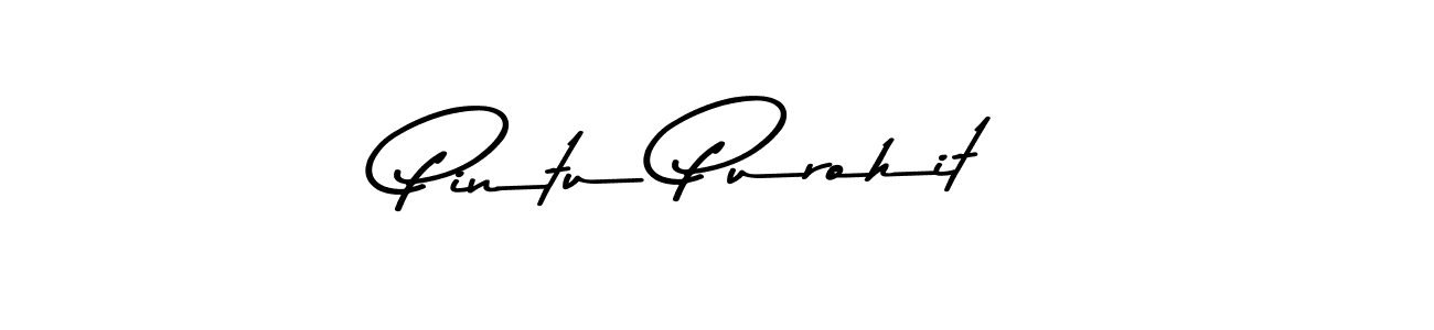 You should practise on your own different ways (Asem Kandis PERSONAL USE) to write your name (Pintu Purohit) in signature. don't let someone else do it for you. Pintu Purohit signature style 9 images and pictures png