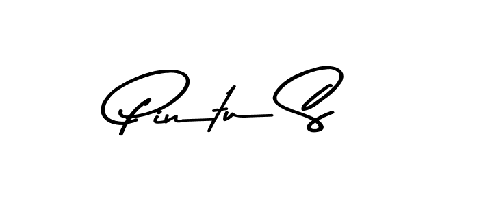 Use a signature maker to create a handwritten signature online. With this signature software, you can design (Asem Kandis PERSONAL USE) your own signature for name Pintu S. Pintu S signature style 9 images and pictures png