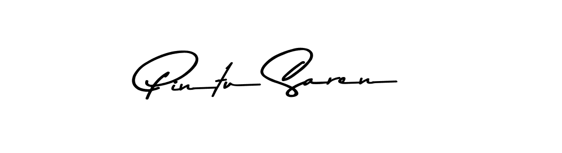 Similarly Asem Kandis PERSONAL USE is the best handwritten signature design. Signature creator online .You can use it as an online autograph creator for name Pintu Saren. Pintu Saren signature style 9 images and pictures png