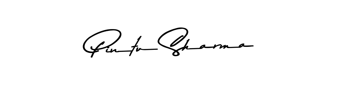 Use a signature maker to create a handwritten signature online. With this signature software, you can design (Asem Kandis PERSONAL USE) your own signature for name Pintu Sharma. Pintu Sharma signature style 9 images and pictures png