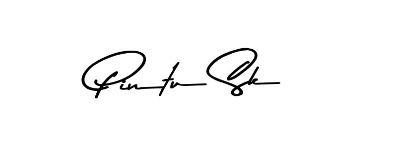 Design your own signature with our free online signature maker. With this signature software, you can create a handwritten (Asem Kandis PERSONAL USE) signature for name Pintu Sk. Pintu Sk signature style 9 images and pictures png