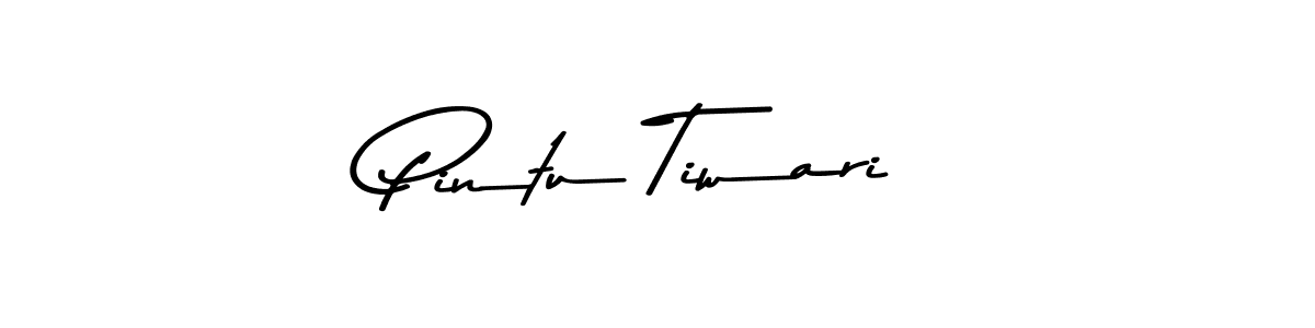 The best way (Asem Kandis PERSONAL USE) to make a short signature is to pick only two or three words in your name. The name Pintu Tiwari include a total of six letters. For converting this name. Pintu Tiwari signature style 9 images and pictures png