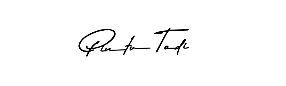 Create a beautiful signature design for name Pintu Todi. With this signature (Asem Kandis PERSONAL USE) fonts, you can make a handwritten signature for free. Pintu Todi signature style 9 images and pictures png