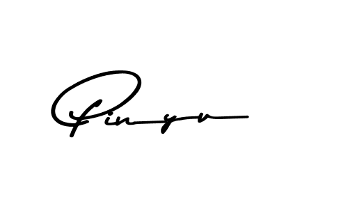 Design your own signature with our free online signature maker. With this signature software, you can create a handwritten (Asem Kandis PERSONAL USE) signature for name Pinyu. Pinyu signature style 9 images and pictures png