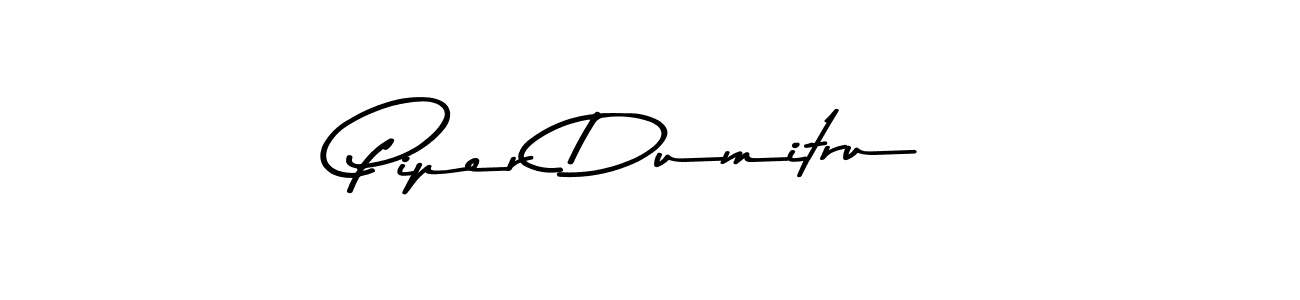 Create a beautiful signature design for name Piper Dumitru. With this signature (Asem Kandis PERSONAL USE) fonts, you can make a handwritten signature for free. Piper Dumitru signature style 9 images and pictures png