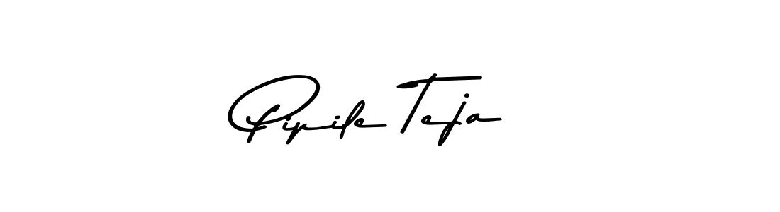 Create a beautiful signature design for name Pipile Teja. With this signature (Asem Kandis PERSONAL USE) fonts, you can make a handwritten signature for free. Pipile Teja signature style 9 images and pictures png