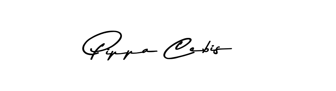 Also You can easily find your signature by using the search form. We will create Pippa Cebis name handwritten signature images for you free of cost using Asem Kandis PERSONAL USE sign style. Pippa Cebis signature style 9 images and pictures png