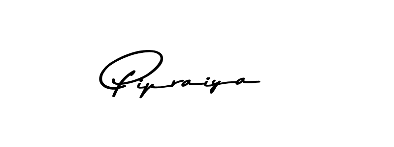 How to make Pipraiya name signature. Use Asem Kandis PERSONAL USE style for creating short signs online. This is the latest handwritten sign. Pipraiya signature style 9 images and pictures png