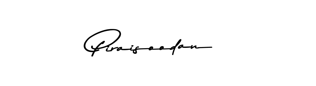 How to make Piraisoodan name signature. Use Asem Kandis PERSONAL USE style for creating short signs online. This is the latest handwritten sign. Piraisoodan signature style 9 images and pictures png