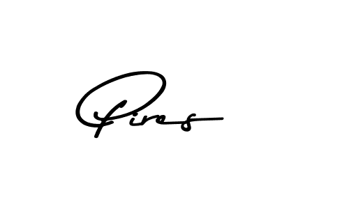 Make a beautiful signature design for name Pires. With this signature (Asem Kandis PERSONAL USE) style, you can create a handwritten signature for free. Pires signature style 9 images and pictures png