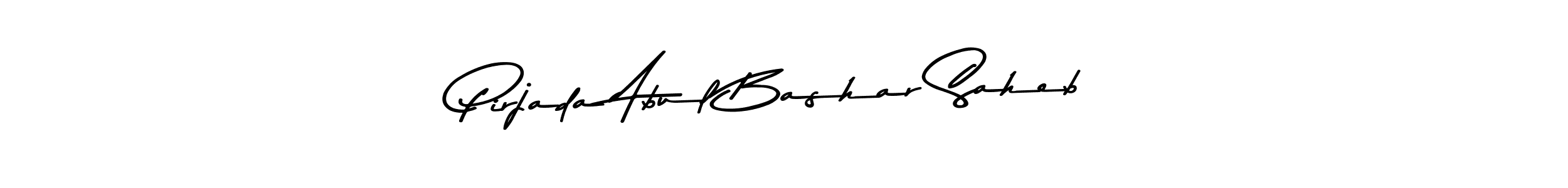 Pirjada Abul Bashar Saheb stylish signature style. Best Handwritten Sign (Asem Kandis PERSONAL USE) for my name. Handwritten Signature Collection Ideas for my name Pirjada Abul Bashar Saheb. Pirjada Abul Bashar Saheb signature style 9 images and pictures png